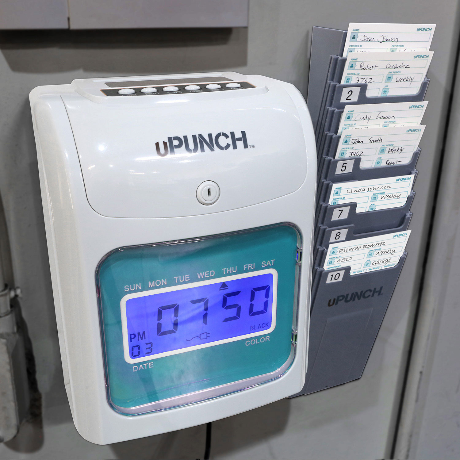 FN1000 PunchtoPay Time Clock & Mobile App uPunch