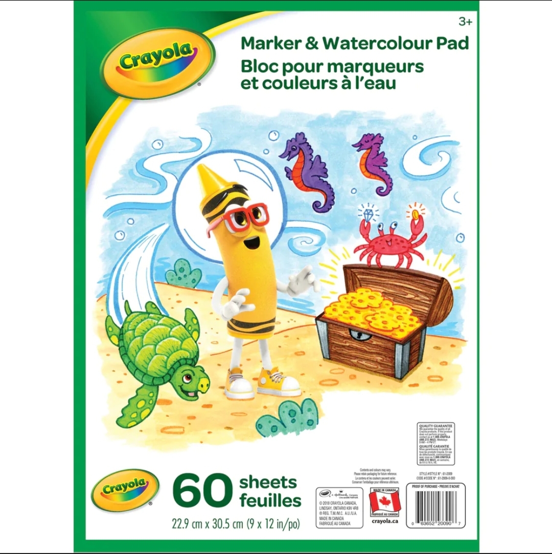 Crayola Marker & Watercolour Pad Upwards Art Studio