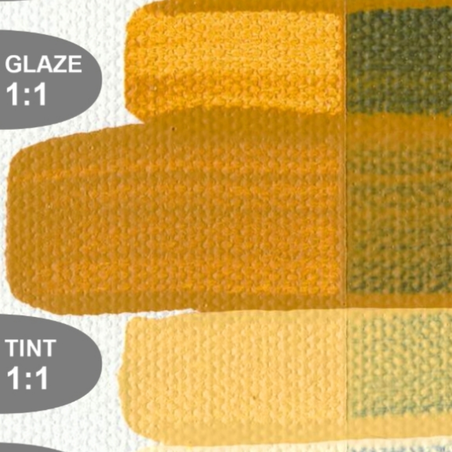 Golden Fluid Acrylic Yellow Ochre (1 oz) Upwards Art Studio