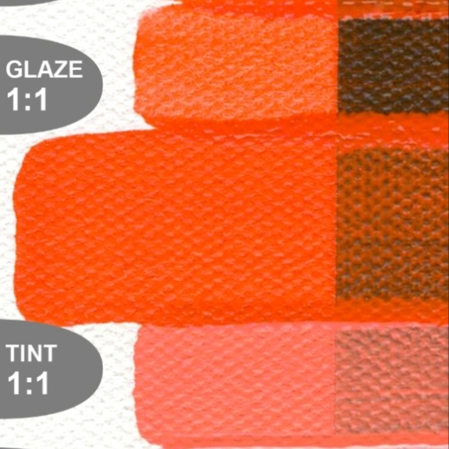 Golden Fluid Acrylic Vat Orange (1 oz) Upwards Art Studio