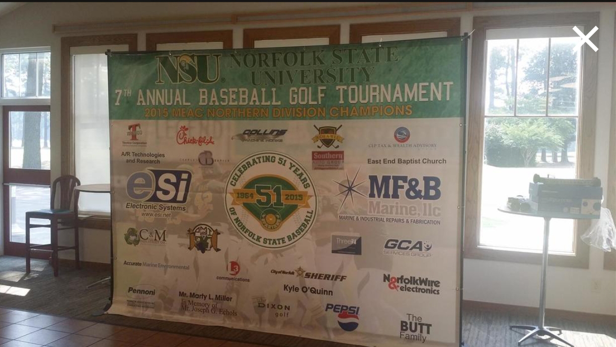 Retractable and Backdrop Banners • Upward Signs Virginia Beach, VA