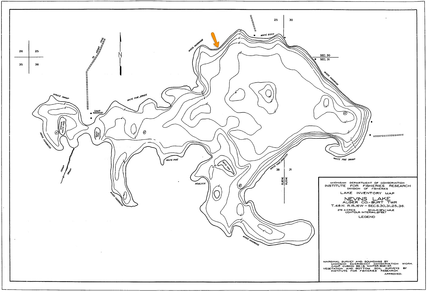 Nevins Lake Cabin SOLD U.P. Waterfront