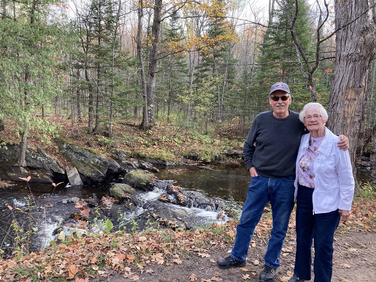 Miracle of an October walk beside the Slate River Lake Superior Spirit