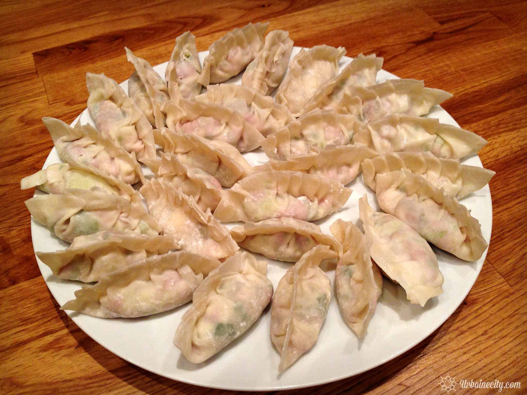 L'ABC du dumpling recette au porc et crevettes et technique Urbaine City