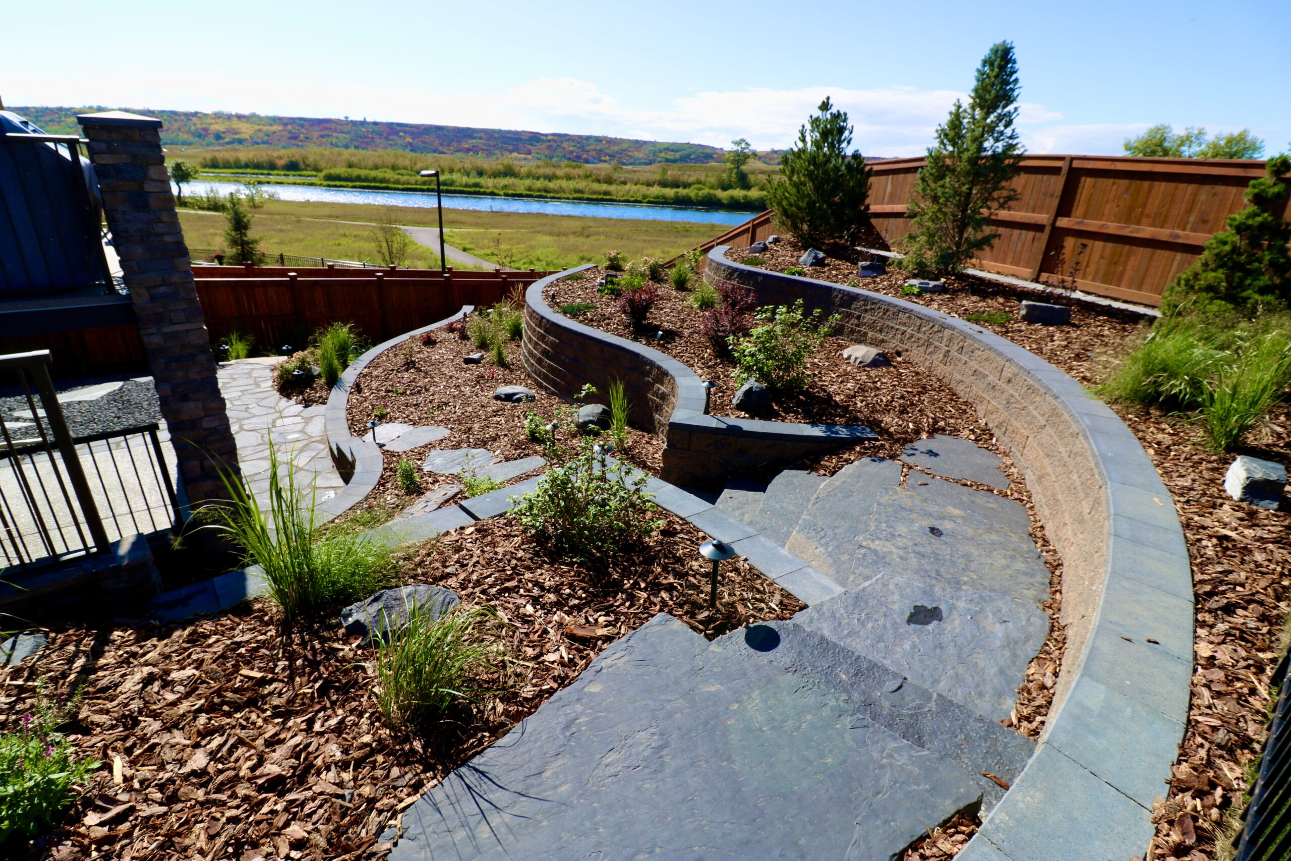 Calgary Landscape Design and Retaining Walls Urban Oasis Developments