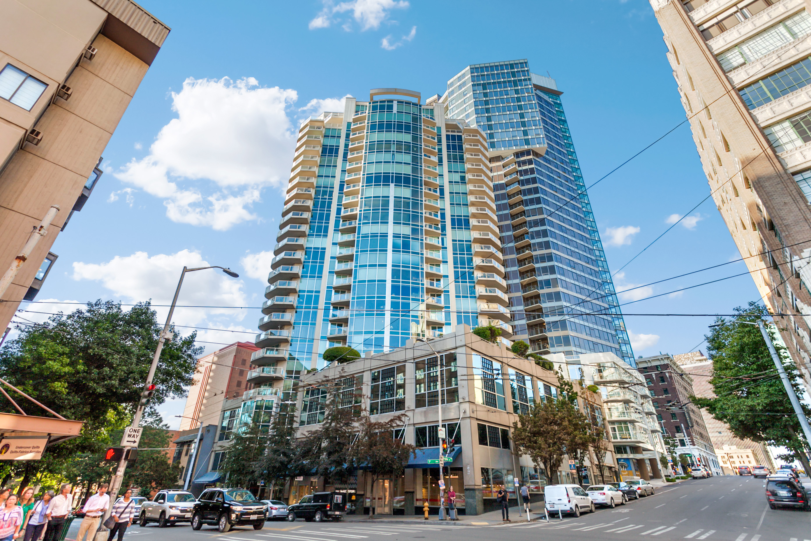 One Pacific Tower Pike Place Living West Facing View Condo