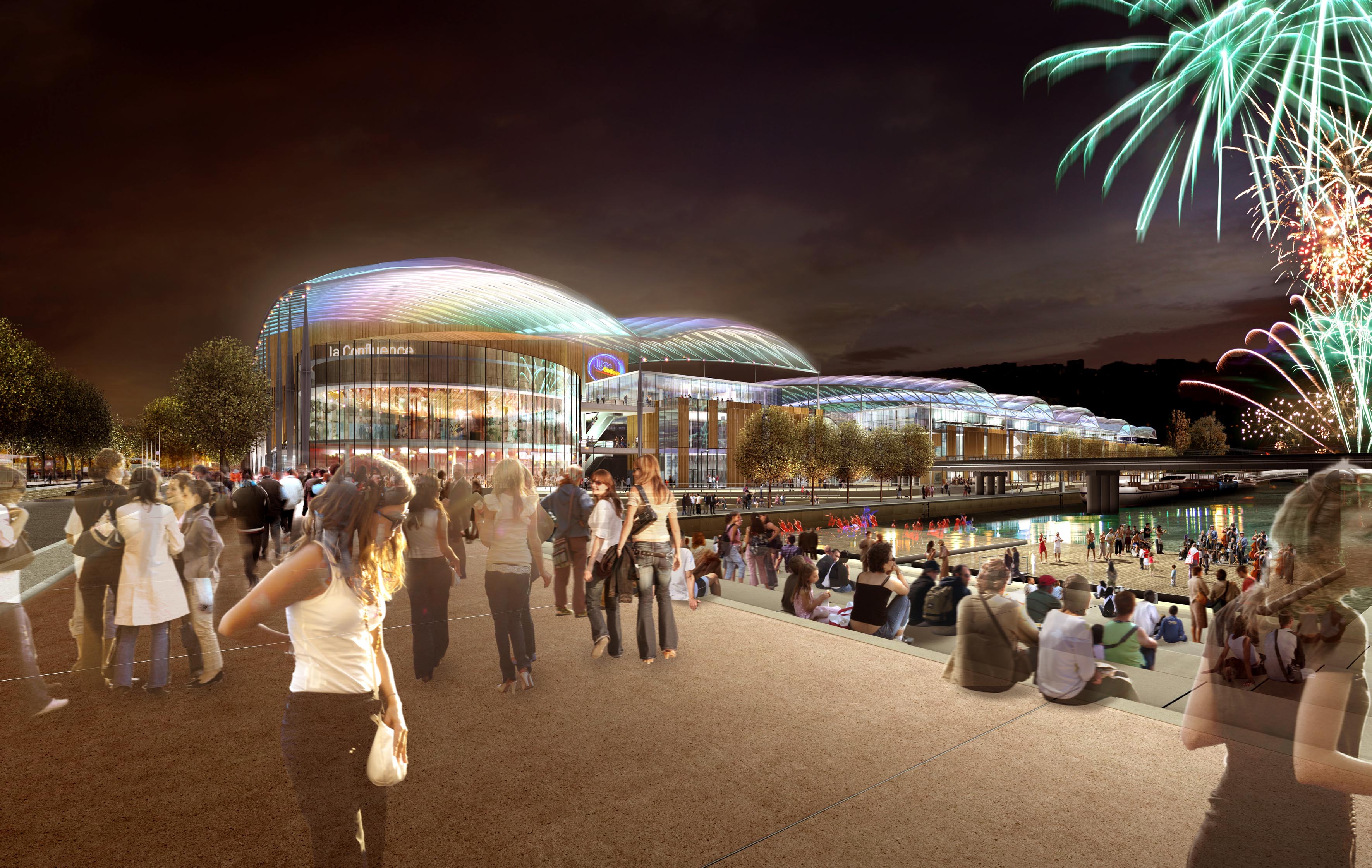 Lyon Confluence un centre commercial dans l’ère du temps