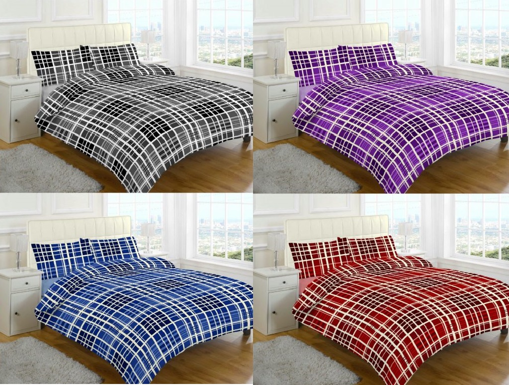 Evan Check Brushed Cotton Flannelette Thermal Sheet Set Urban Bedding