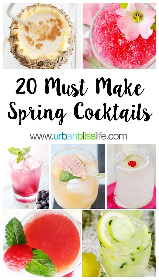 20 Must Make Colorful Easy Spring Cocktail Recipes