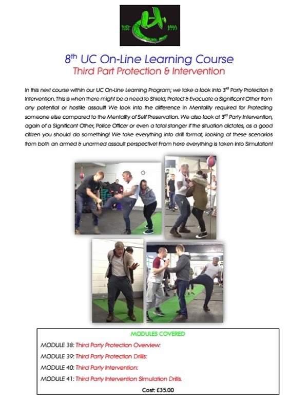UC Online Course Full Package Urban Combatives