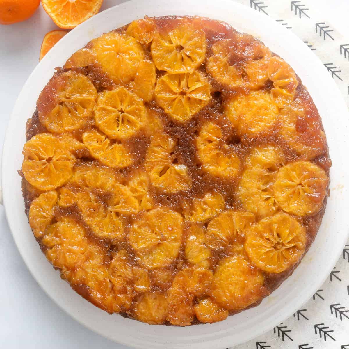 UpsideDown Mandarin Cake (with Caramel)