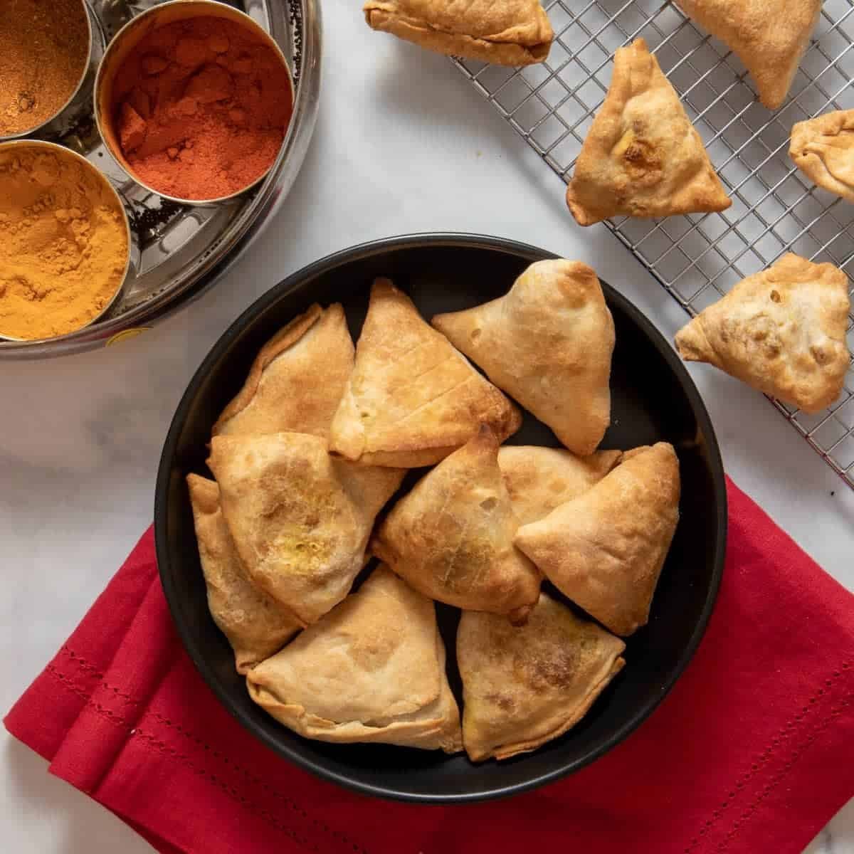 Healthy Samosas (Baked or AirFried) Urban Farmie