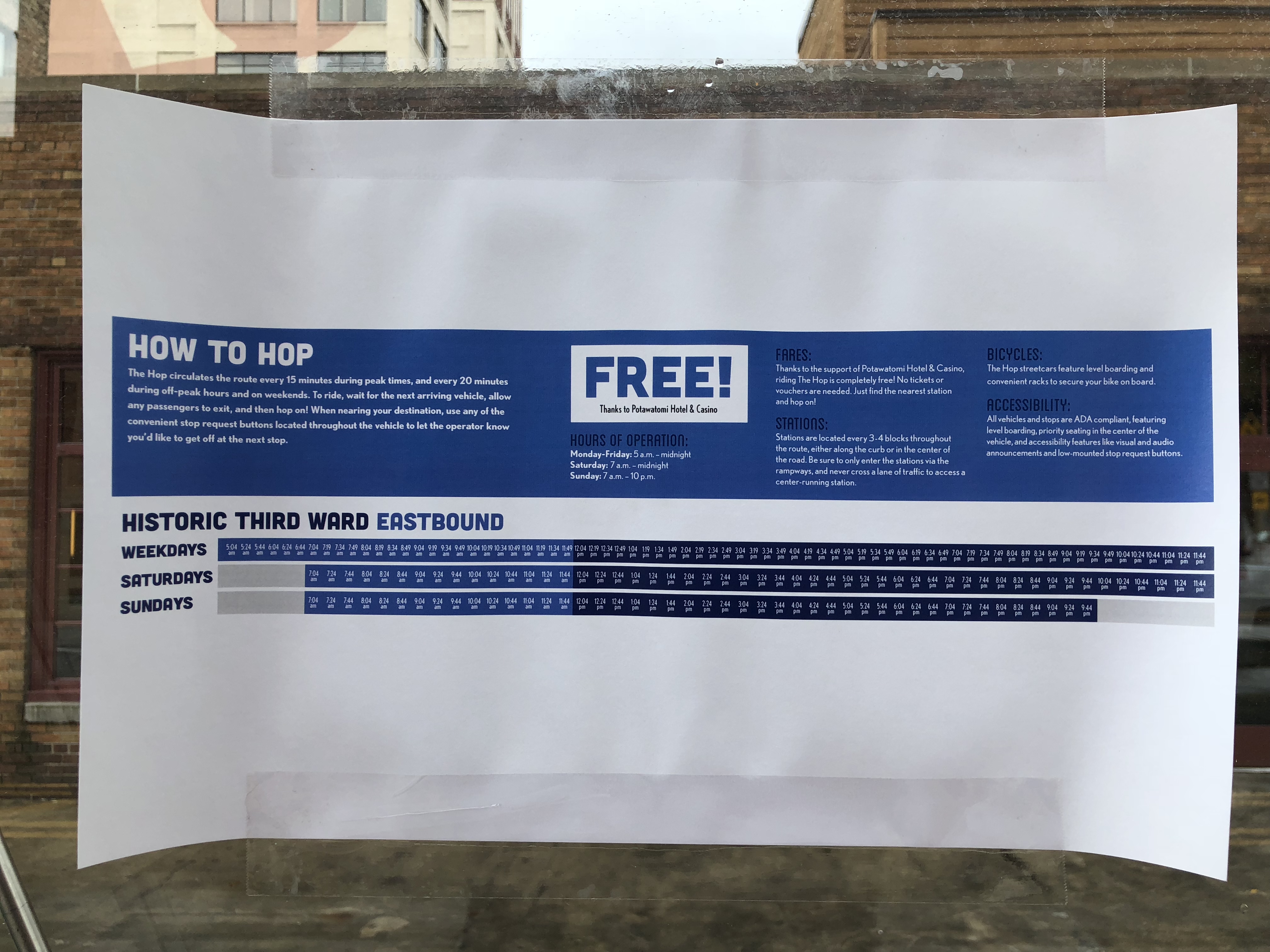 Eyes on Milwaukee The Hop Has a Schedule » Urban Milwaukee