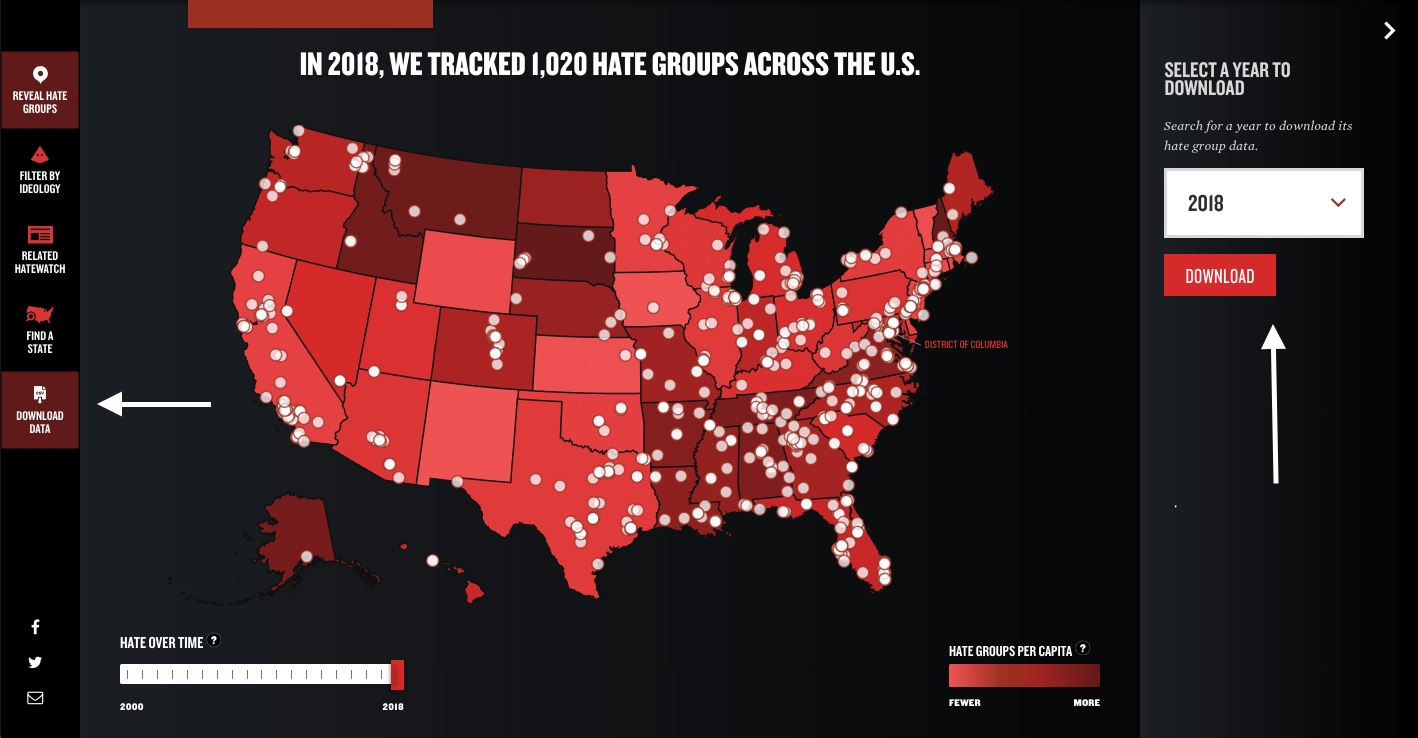 Hate Group Map: There Are 1,007 Active Hate Groups.