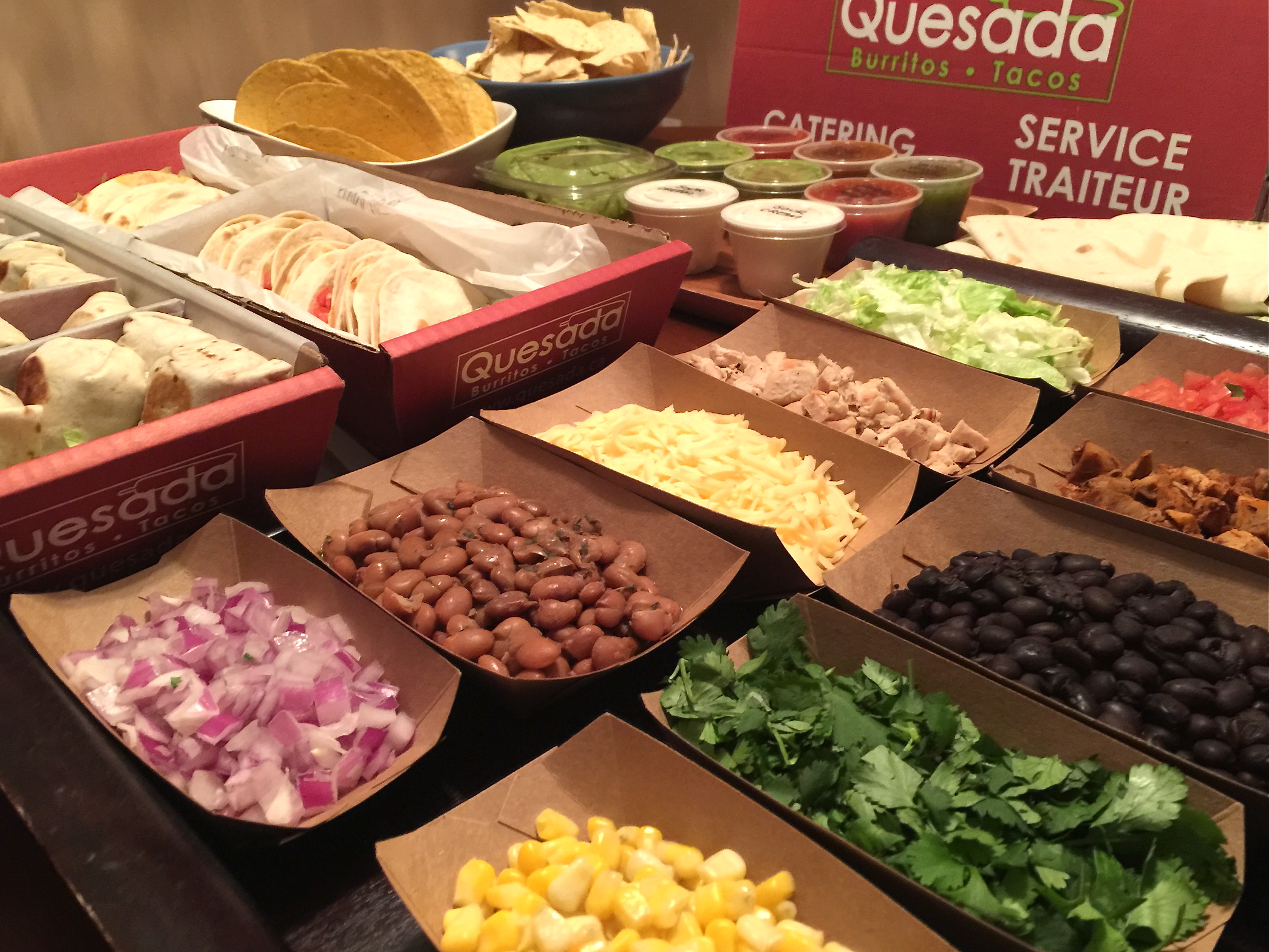 Quesada at home Taco Bar UrbanMoms