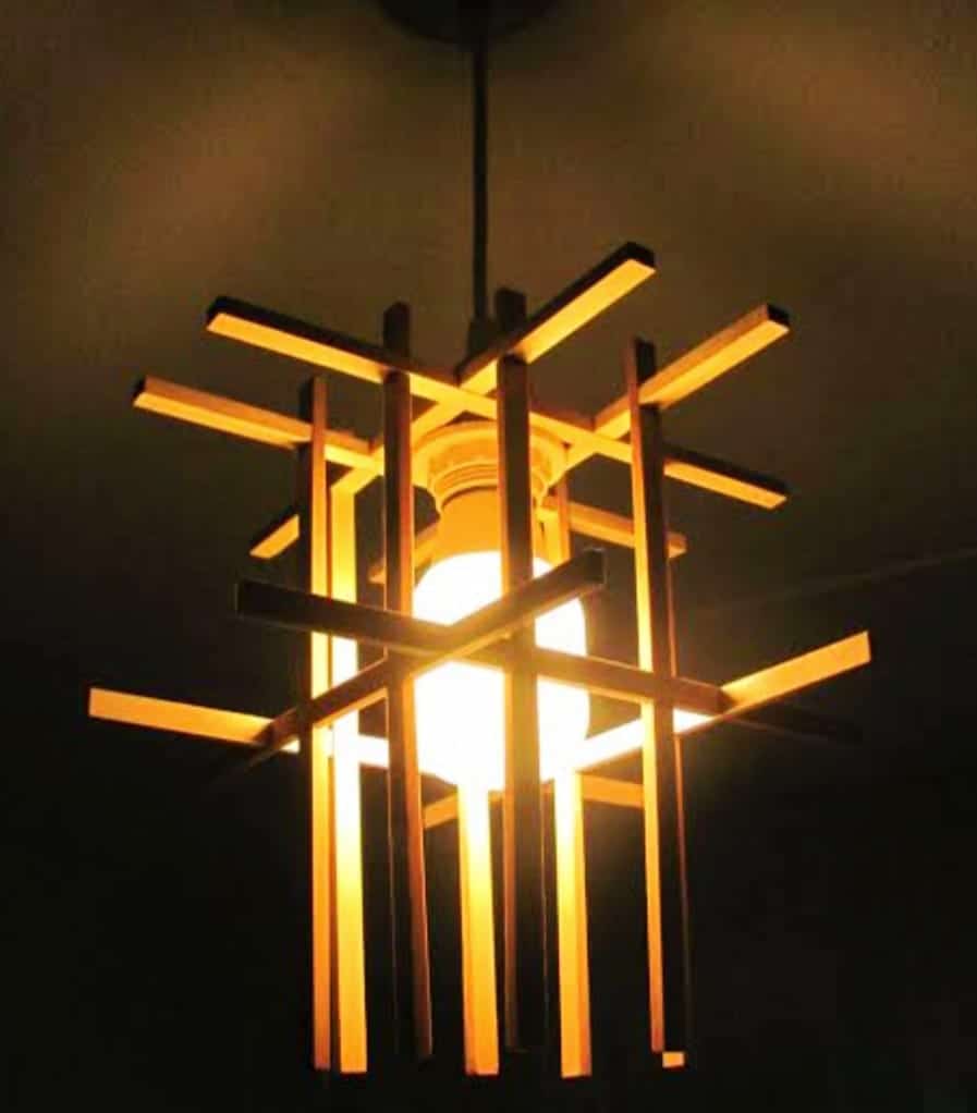 The Wooden Hanging Lampshade Beacon Large showcases