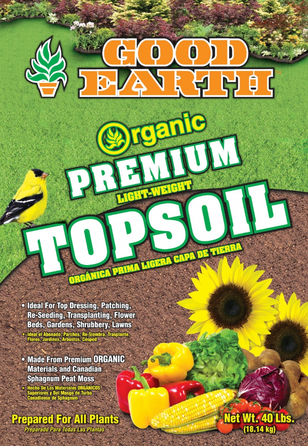 Good Earth Top Soil 40lbs Urban Roots