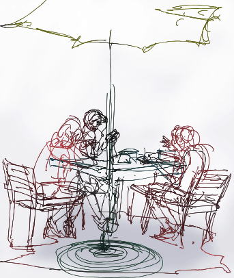 Sketching with Inkling Urban Sketchers