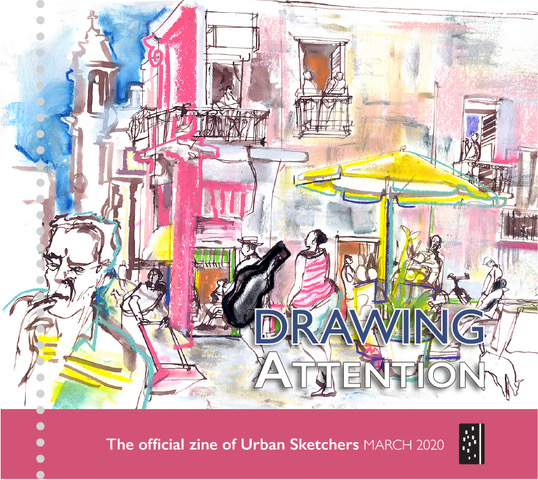 Attirer l'attention mars 2020 Urban Sketchers