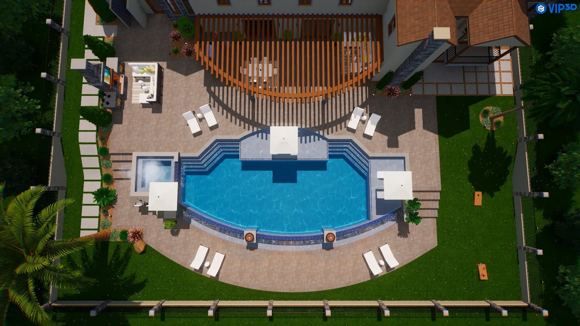 3D Landscape Design Tool Urban Stone