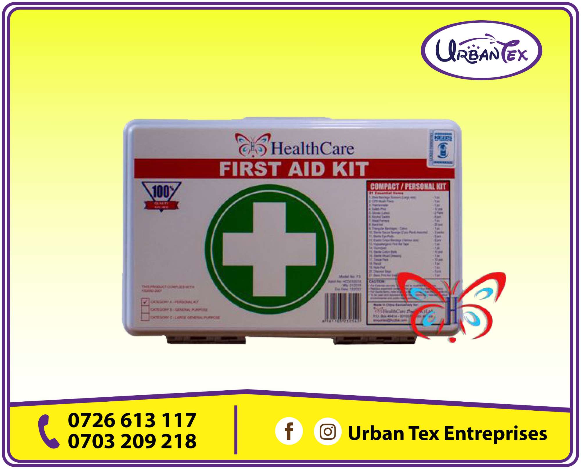 First Aid Kit Protection and Safety Work Equipment in Kenya Urban