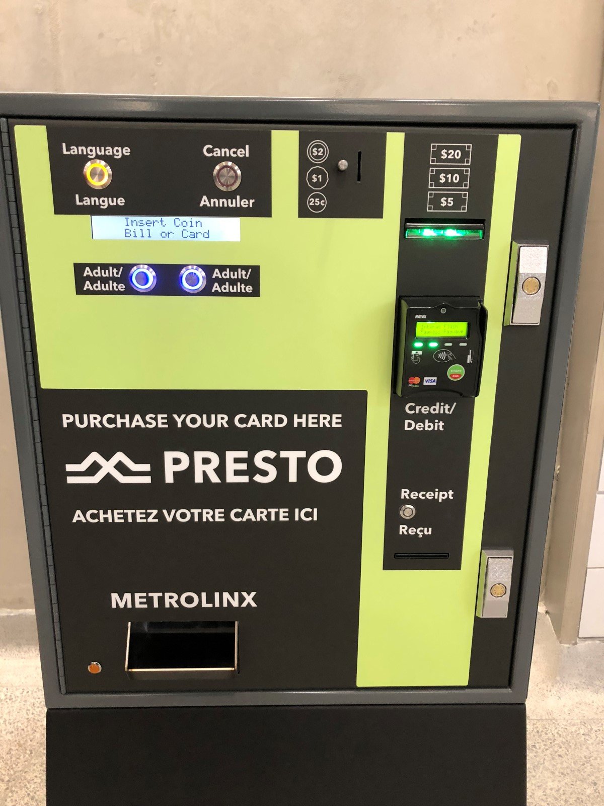 Metrolinx Presto Fare Card Page 470 UrbanToronto