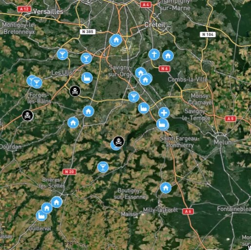 Urbex Map France, ÎledeFrance Essonne (91) (1 Year Access