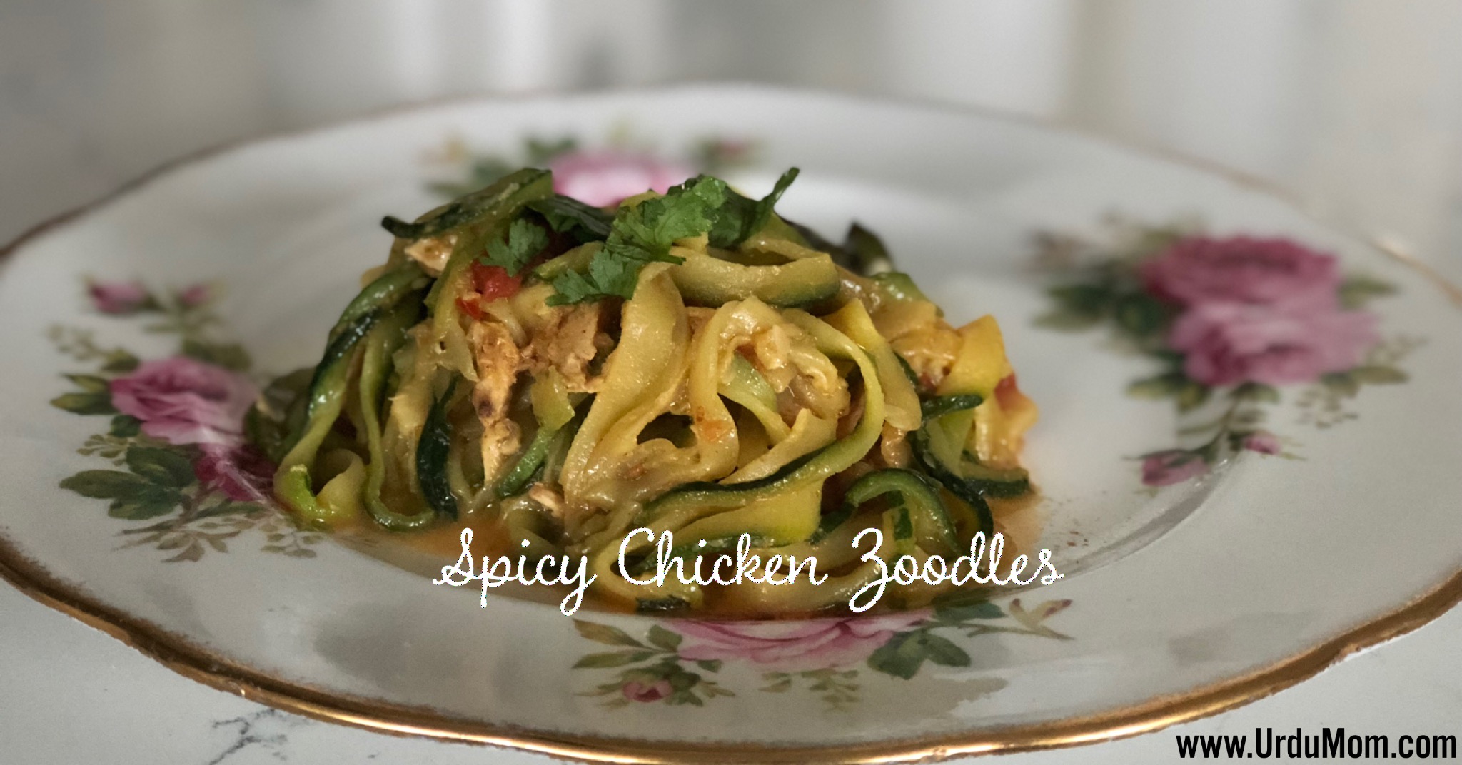 Spicy Chicken Zoodles Recipe