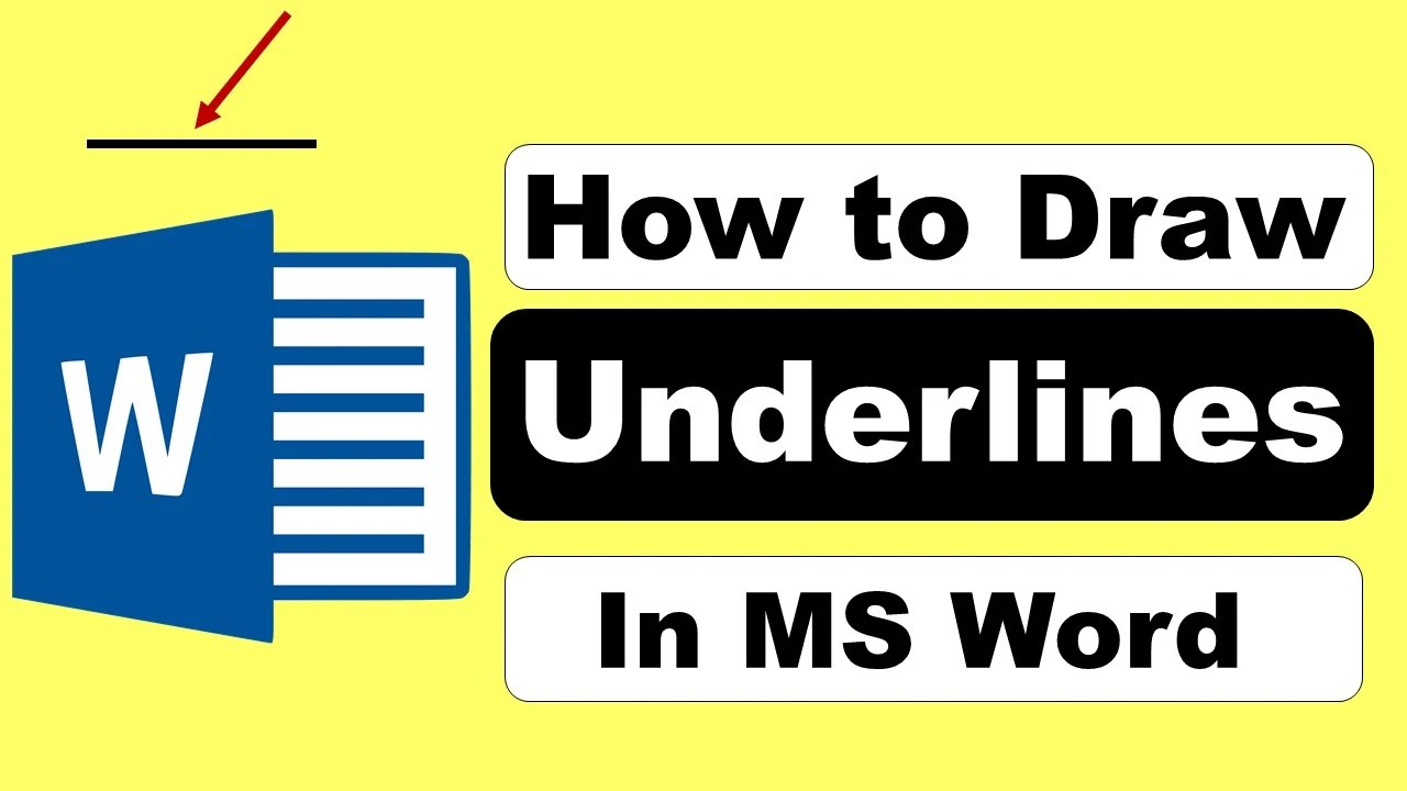 2 Ways to Create Underlines in MS Word Without Any Text Urdunigaar