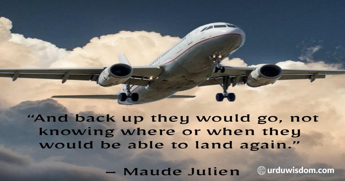 50 Best Airplane Quotes Urdu Wisdom