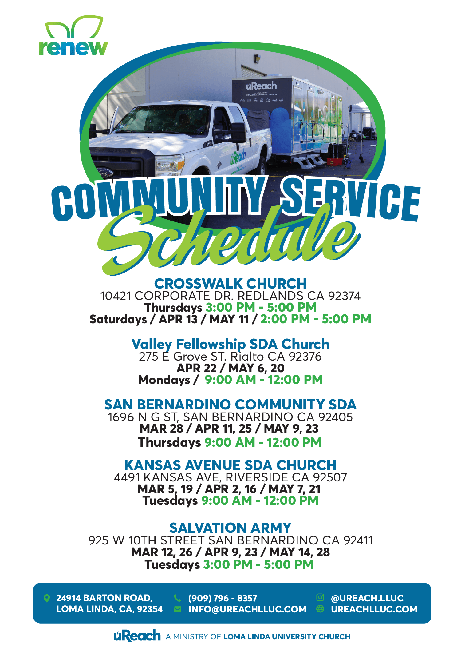 When & Where — UReach