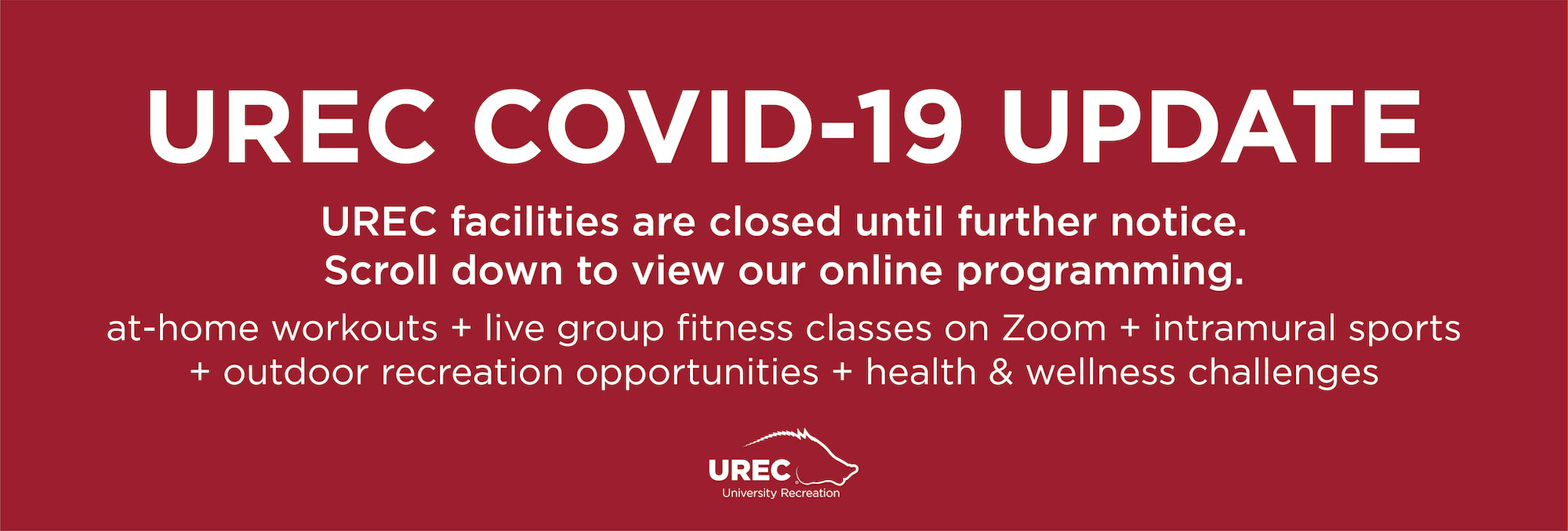 Home UREC University of Arkansas