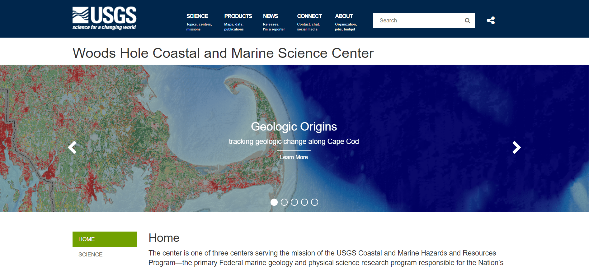 USGSWOODS HOLE POD URGEOSCIENCE
