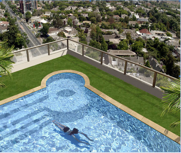 Artificial Turf Around Swimming Pools, Fake Grass Around Pool