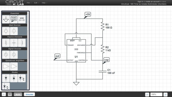 CircuitLab, hacer circuitos electronicos online Urielmania