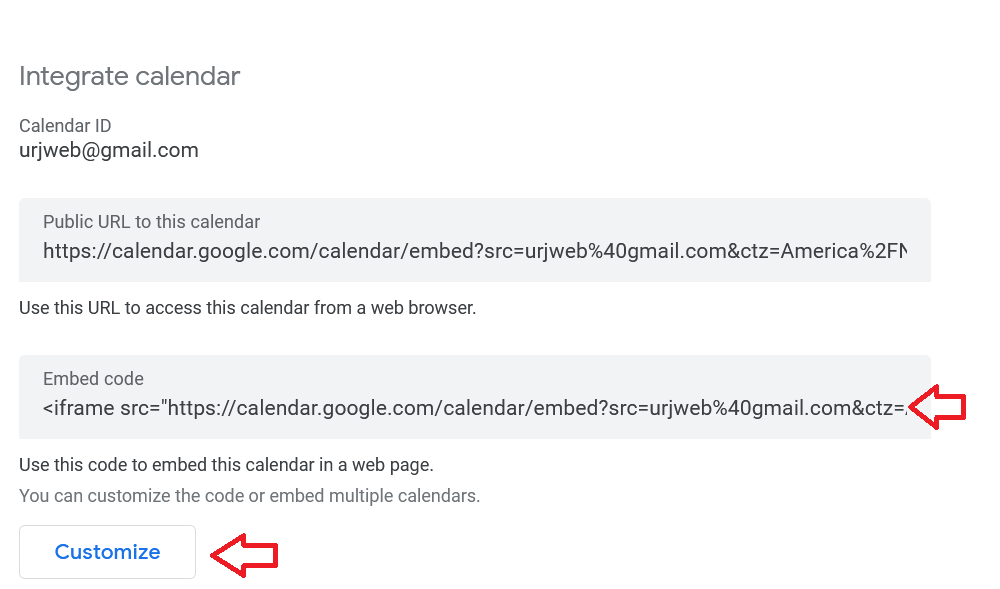 How to Embed Your Google Calendars to RJ Web Builder 3.0!