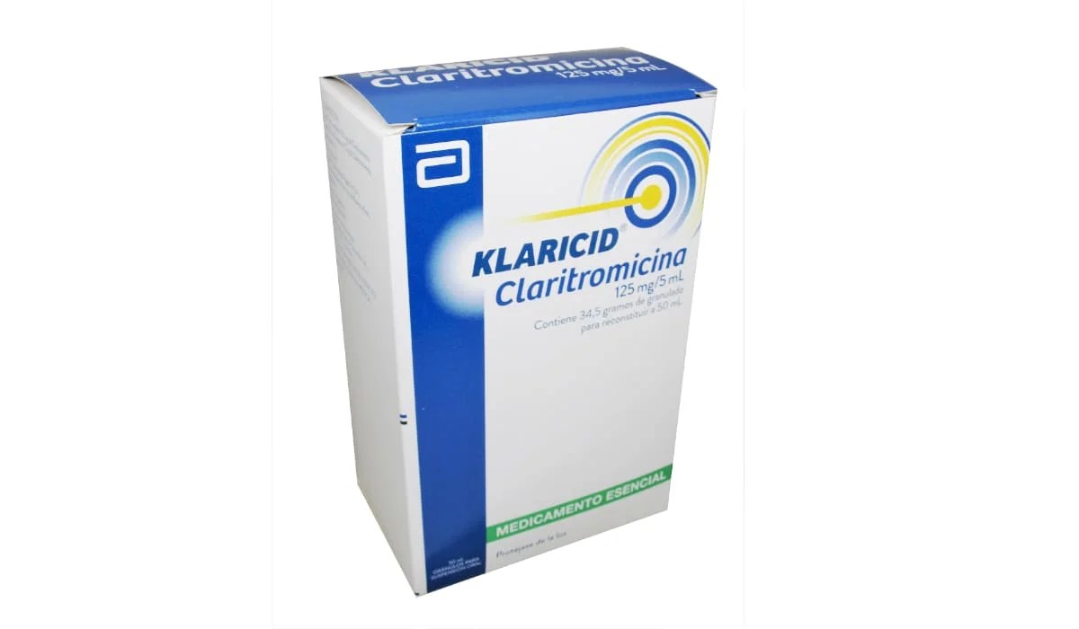 Klaricid 125 mg. suspen. * 50 mL Uroccidente