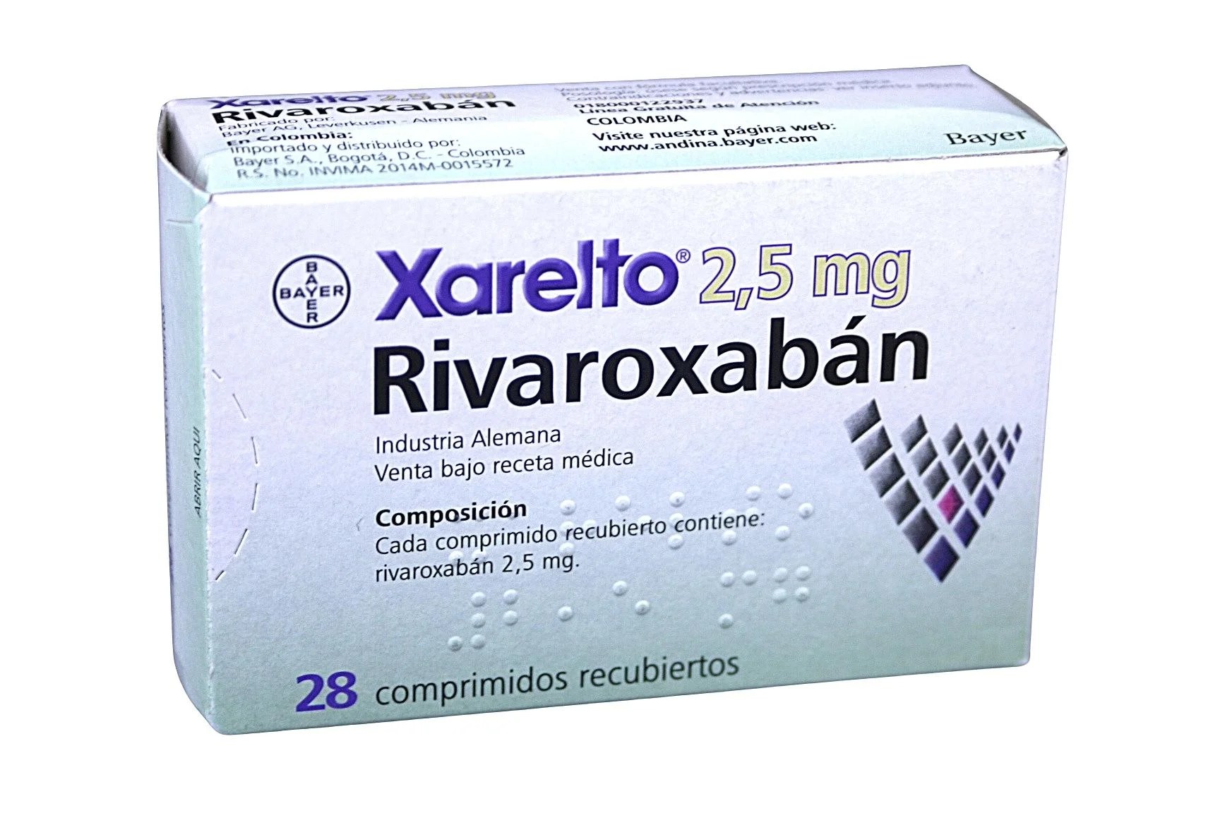 Xarelto 2.5 mg * 28 comprim. Uroccidente