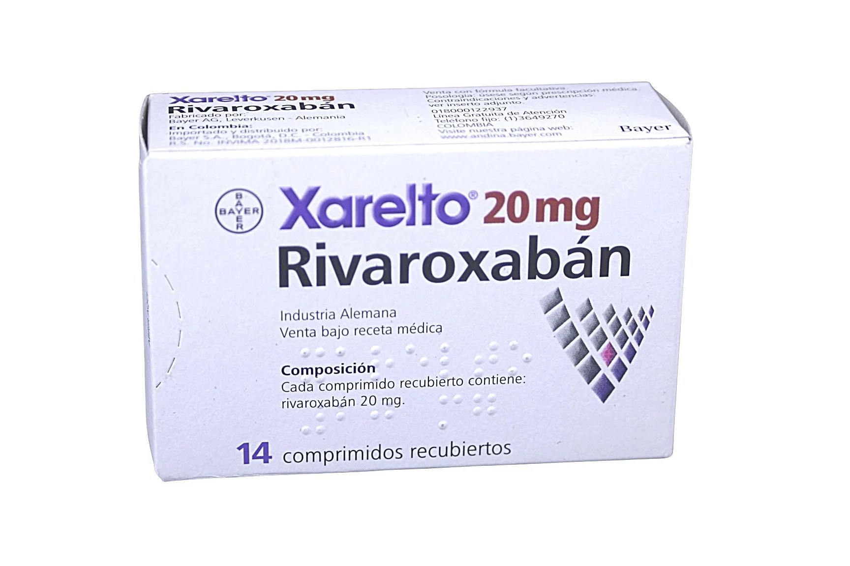 Xarelto 20 mg * 14 comprim. recub. Uroccidente