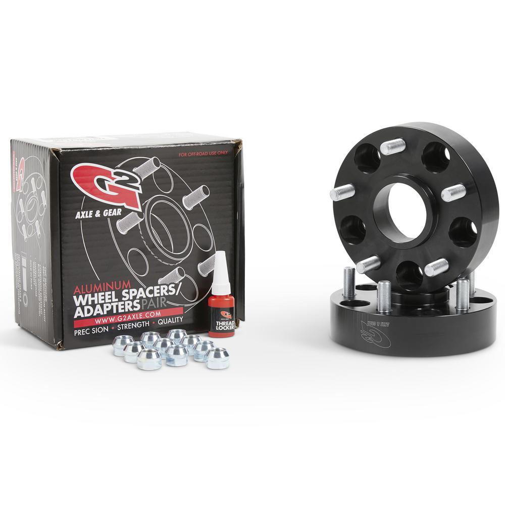 JEEP JK G2 5x5 Inch Bolt Pattern With 1.5" Wheel Spacers (Black) UR