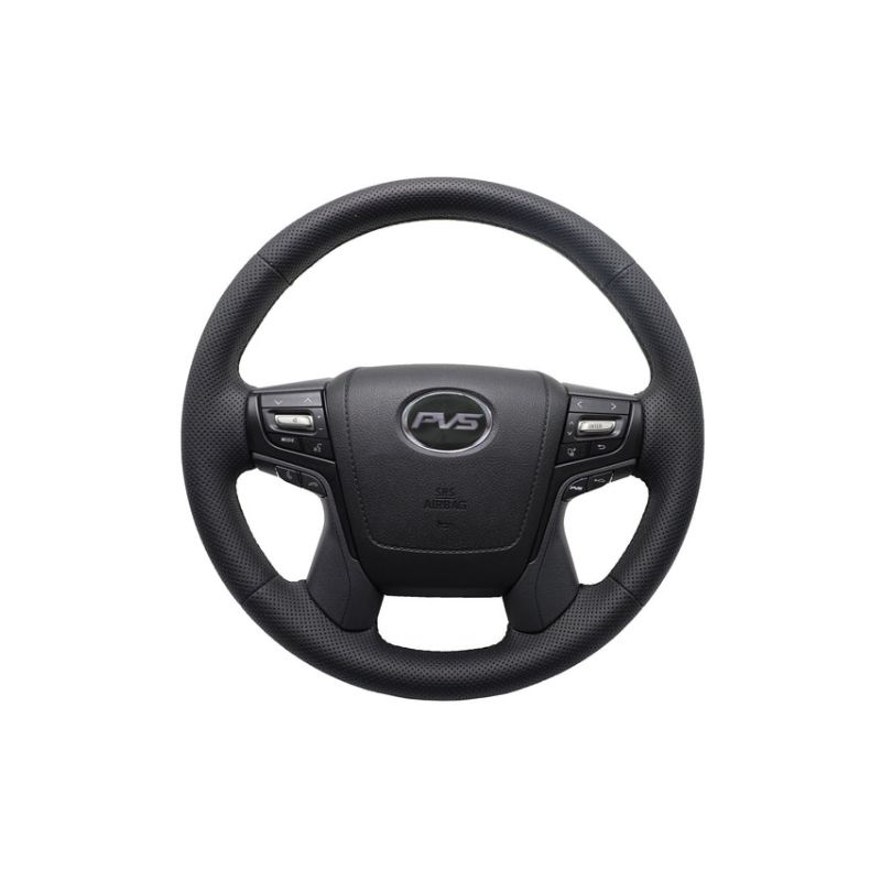LC71/LC76/LC78/LC79 Black Rugged Edition Perforated Leather Steering
