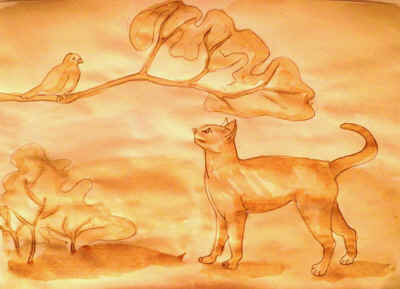 как нарисовать чай