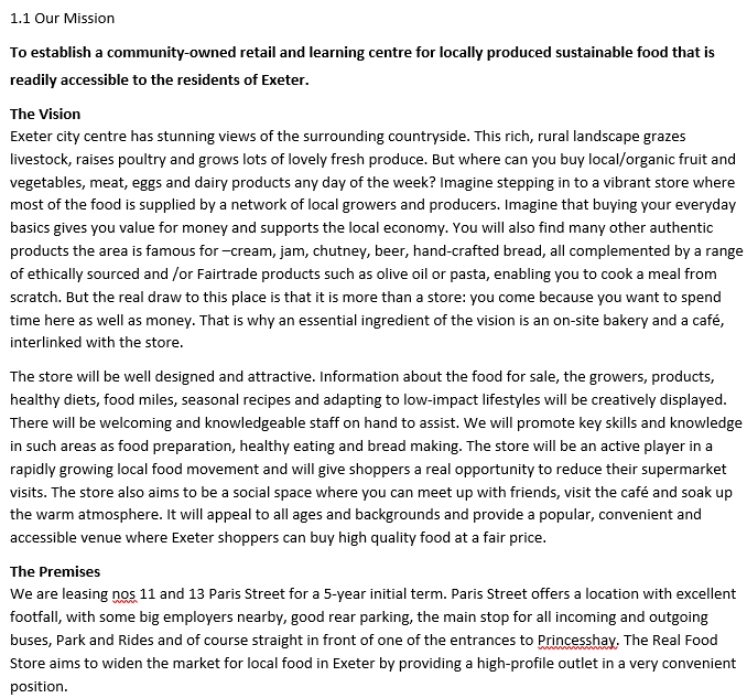 Convenience Store Business Plan Template room