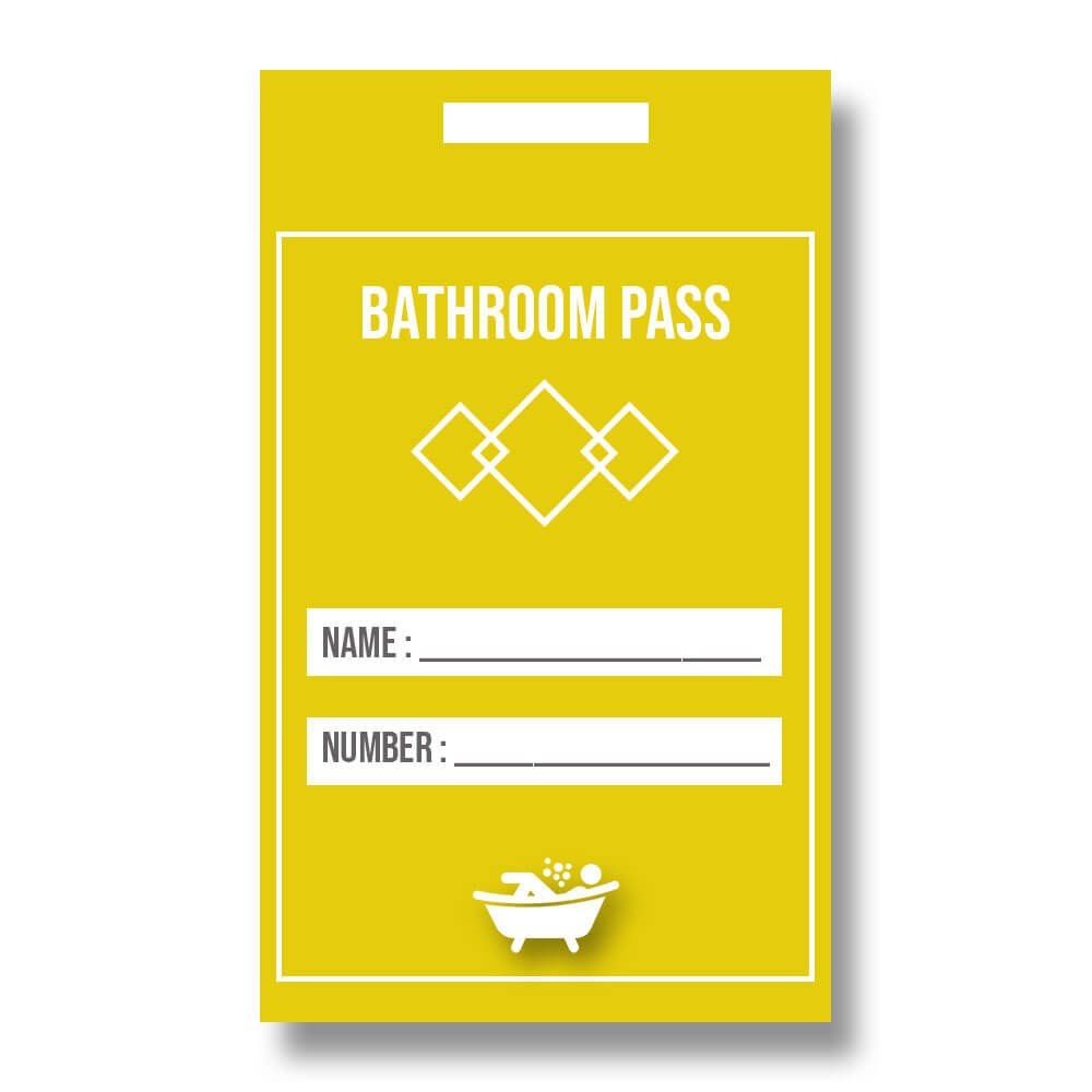 10+ Printable Bathroom Pass template room