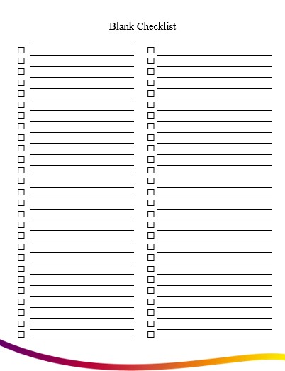 10+ Printable Check List Template to Check and Recheck Your Activity