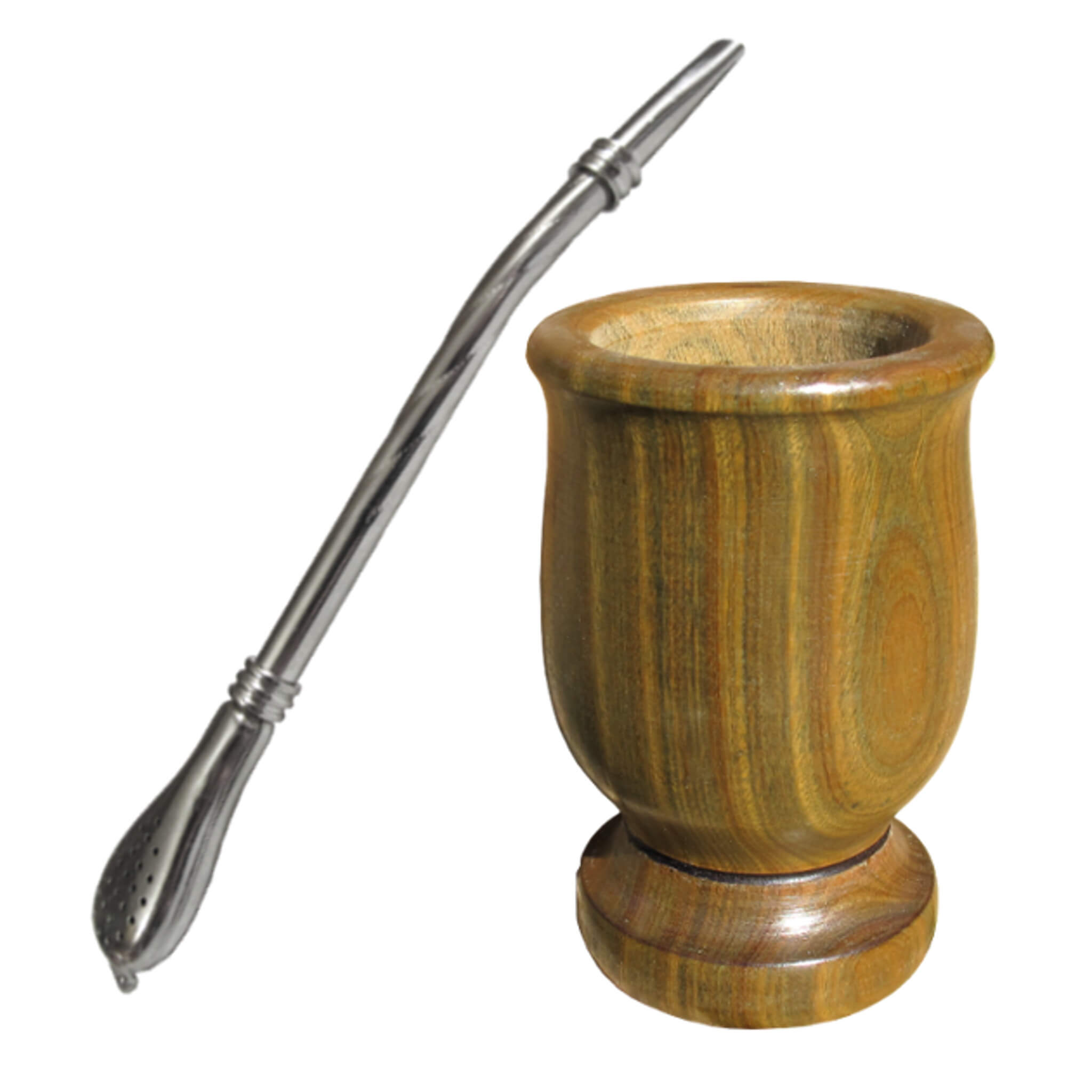 Palo Santo Mate Cup and Bombilla Set Yerba Mate Shop