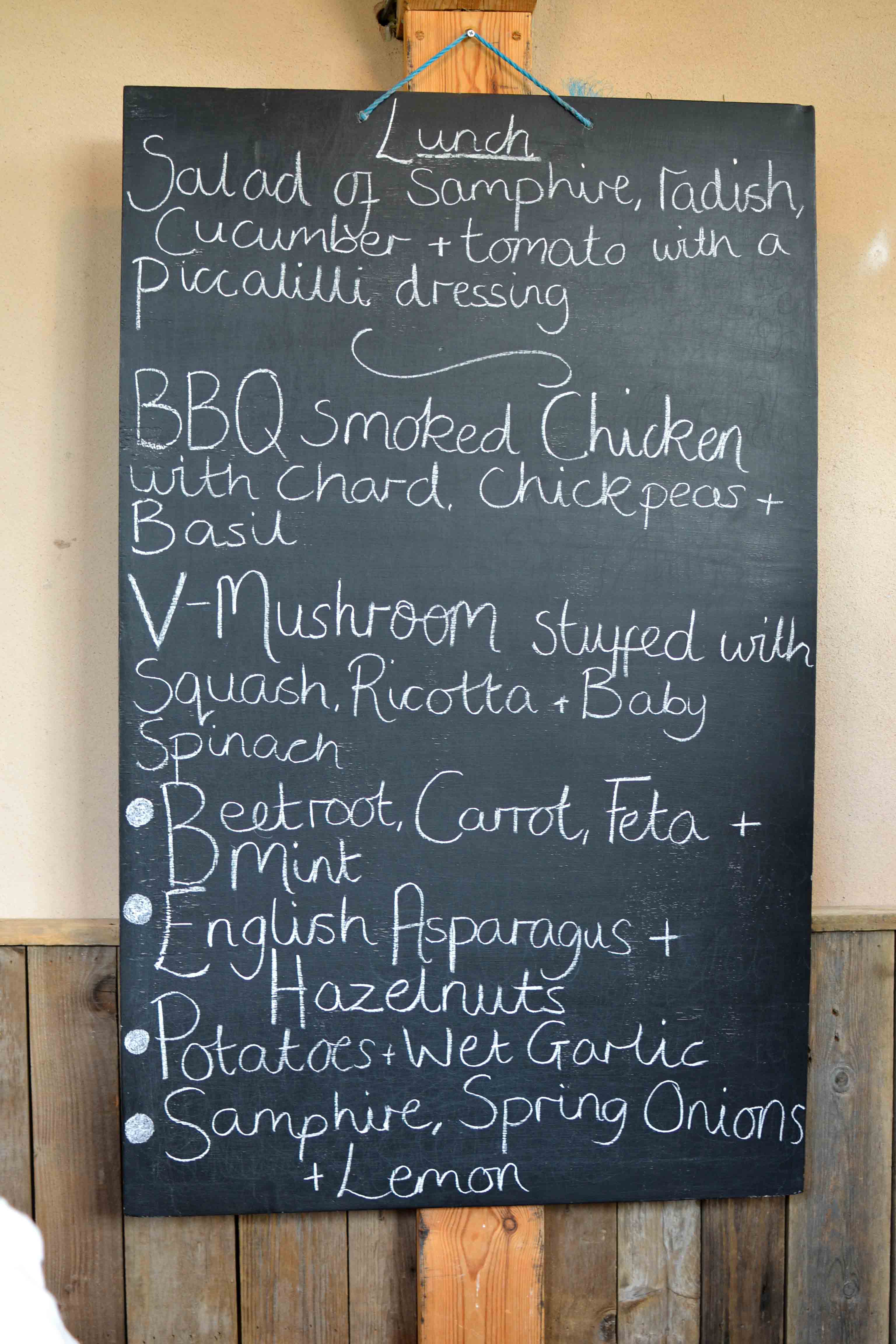 Lunch at The Riverford Field Kitchen