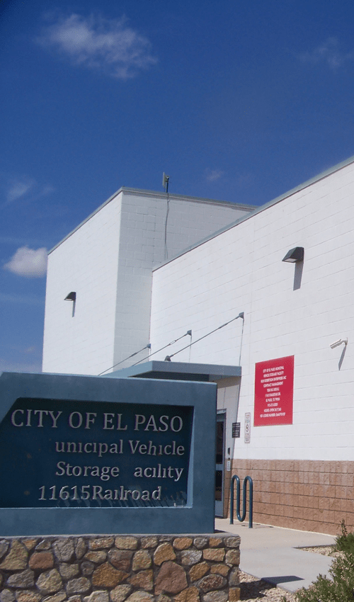 URVMS Vehicle Storage Facility Operating For The City Of El Paso, TX