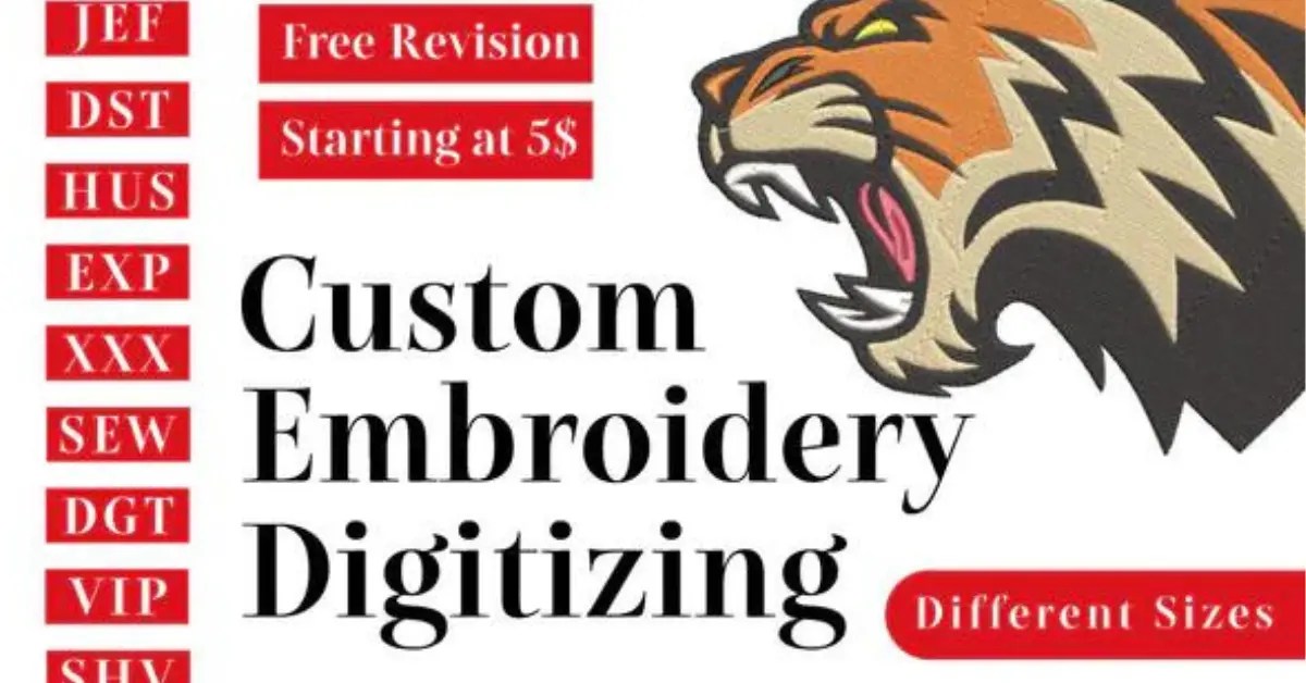 Best Custom Embroidery Digitizing Services And Vector Art EMB Digital