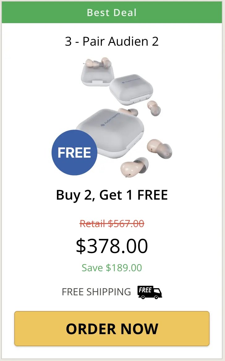 Audien Atom Hearing Aids ® | USA OFFICIAL SITE